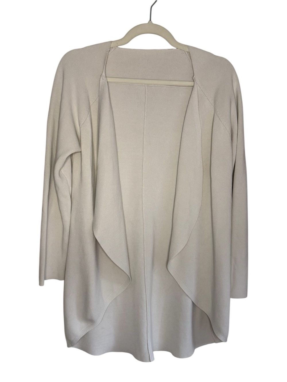 Eileen Fisher Silk & Organic Cotton Interlock Oval Jacket in Bone